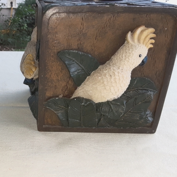 3 piece palm tree/ parrot bath set - Picture 5 of 5